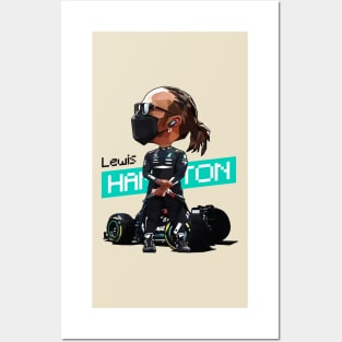 Lewis Hamilton - Pixel Art Posters and Art